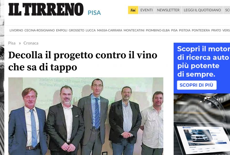 Decolla il progetto contro il vino che sa di tappo