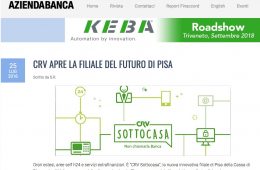 AziendaBanca: “CRV apre la filiale del futuro di Pisa”