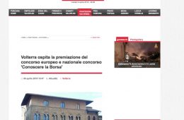 GoNews.it: “Volterra ospita la premiazione del concorso europeo e nazionale concorso ‘Conoscere la Borsa’”