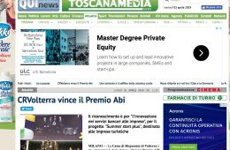 Toscana Media News: “CRVolterra vince il Premio Abi”